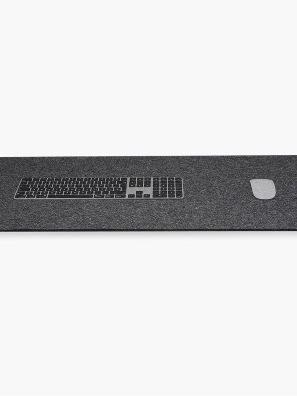 Balolo Desk Pad, German Wool Felt, Dark Grey-Black